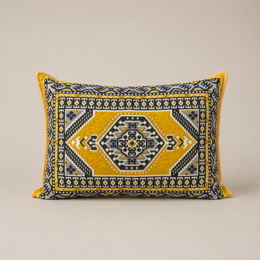 Corner / Floor Cushion - Sarai Yellow