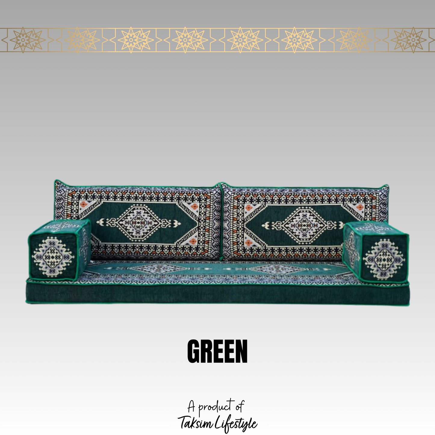 3 Seater Sofa - Sarai Green