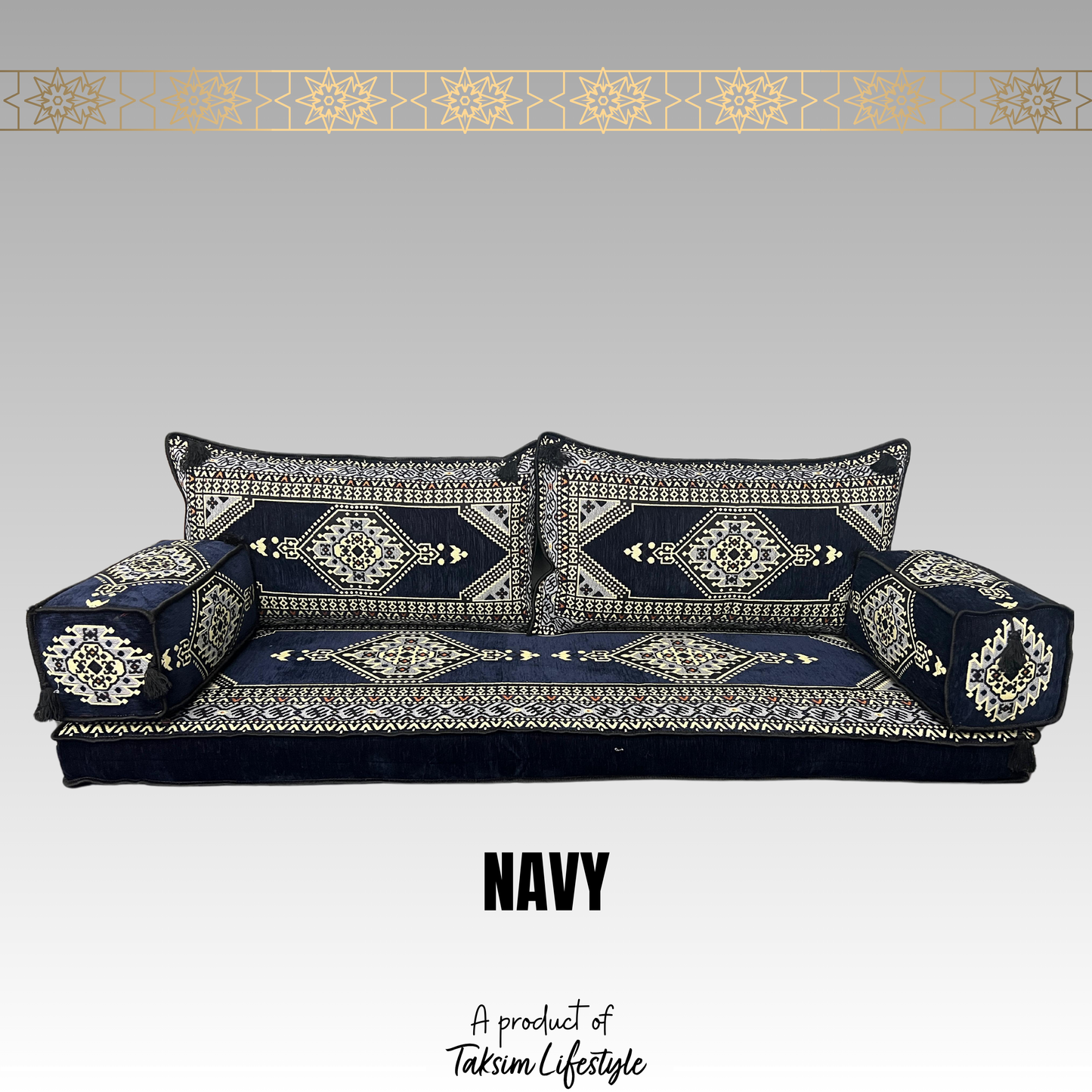 3 Seater Sofa - Sarai Navy
